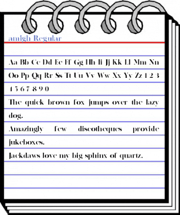 amigh Regular Font