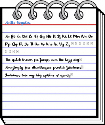 Amilo Regular Font