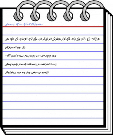 Amores Free Font Regular Font