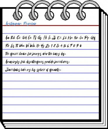 Amstagram Regular Font