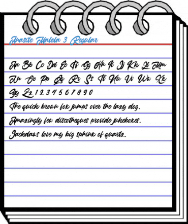 Anasite Malela 3 Regular Font