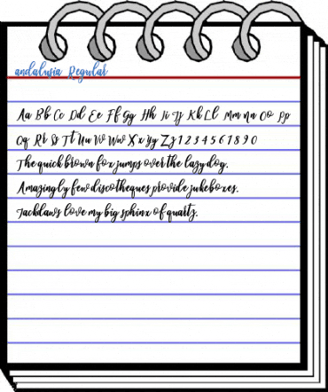 andalusia Regular Font