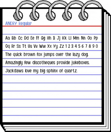 ANDRY Regular Font
