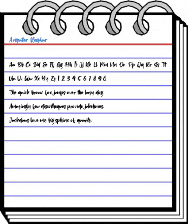 Angeater Regular Font