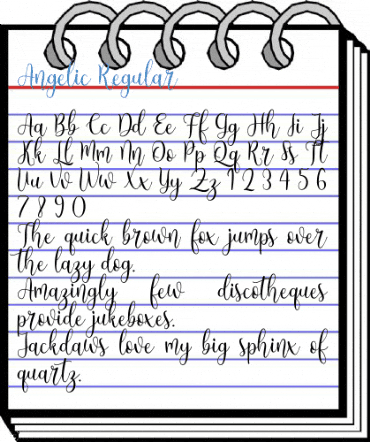 Angelic Regular Font