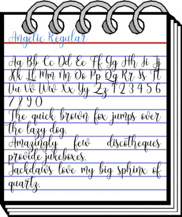 Angelic Regular Font