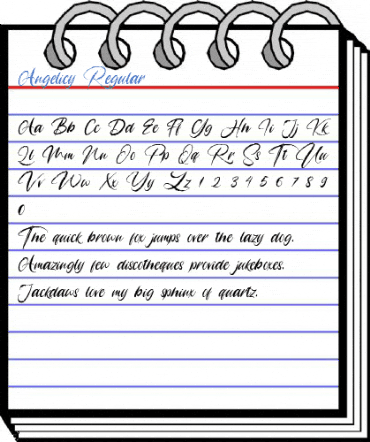 Angelicy Regular Font