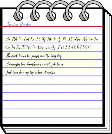Angestina Regular Font