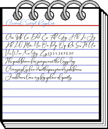 Animal Script Regular Font