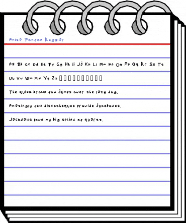 Anisa Fonfon Regular Font