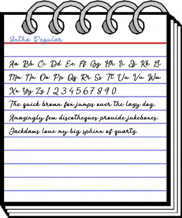 Antha Regular Font