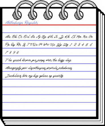 Anthalucya Regular Font