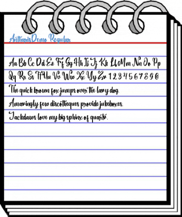 AntharisDemo Regular Font