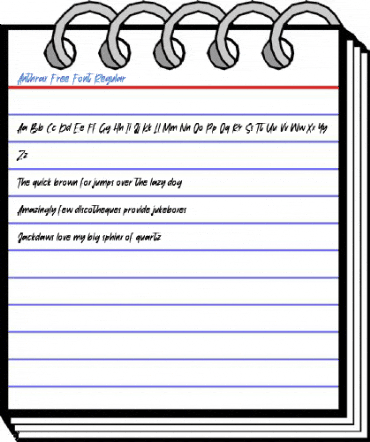 Anthrax Free Font Regular Font