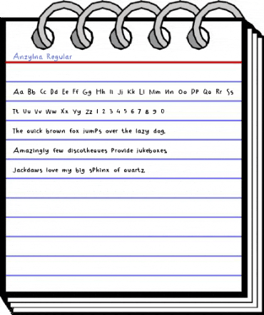 Anzylna Regular Font
