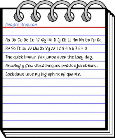 Aragel Regular Font