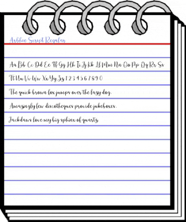 Arbhie Script Regular Font