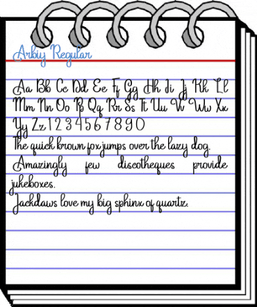 Arbiy Regular Font