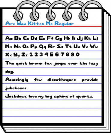 Are You Kitten Me Regular Font