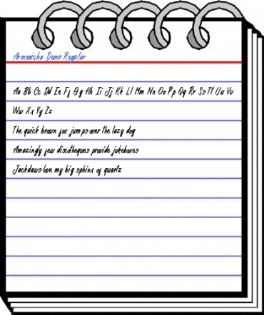 Armenicha Demo Regular Font