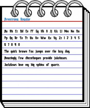 Armstrong Regular Font