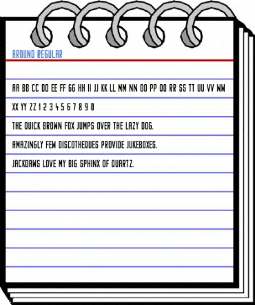 Around Regular Font
