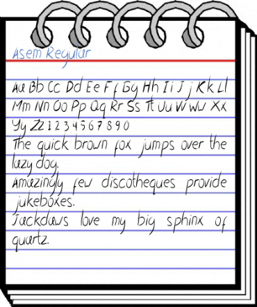 Asem Regular Font