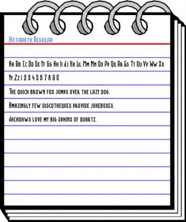 Astaroth Regular Font