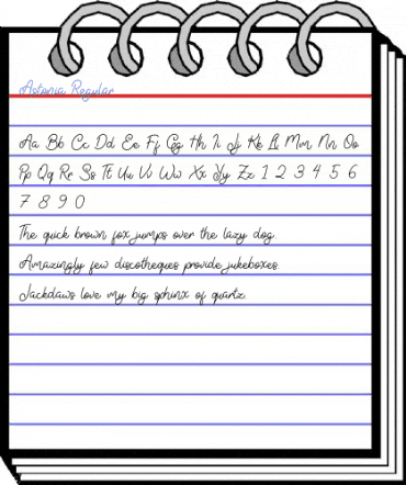 Astonia Regular Font