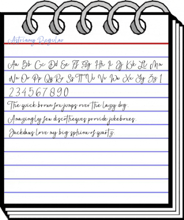 Astriany Regular Font