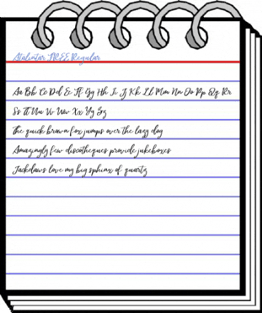 Atalintar FREE Regular Font