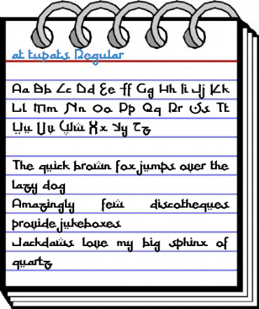 at tupats Regular Font