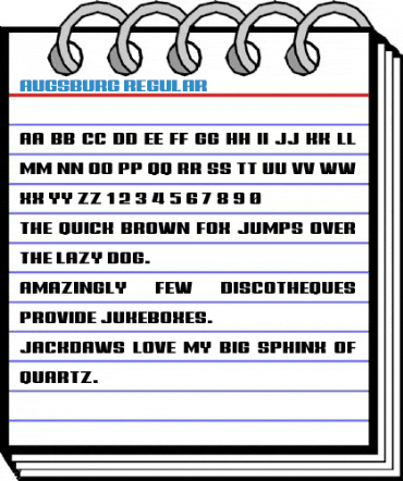 Augsburg Regular Font