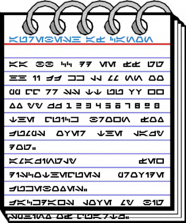Aurebesh AF Canon Font