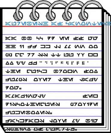 Aurebesh AF CanonTech Font