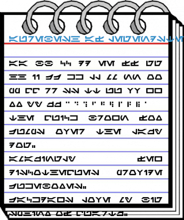 Aurebesh AF LegendsTech Font