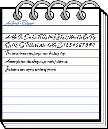 Austhind Regular Font