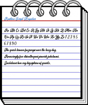 Austine Script Regular Font