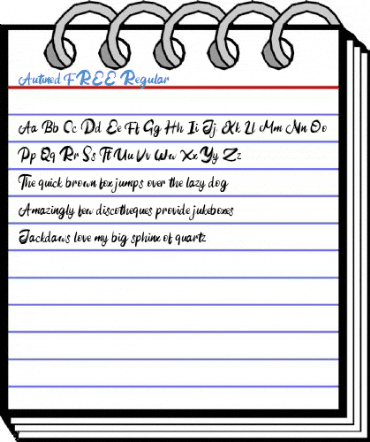 Autined FREE Regular Font