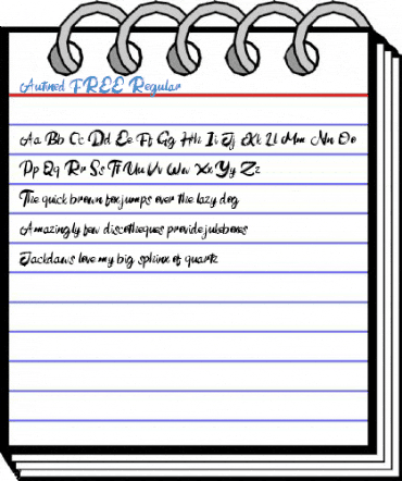 Autined FREE Regular Font
