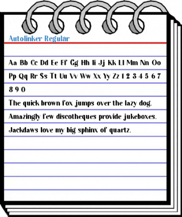Autolinker Regular Font