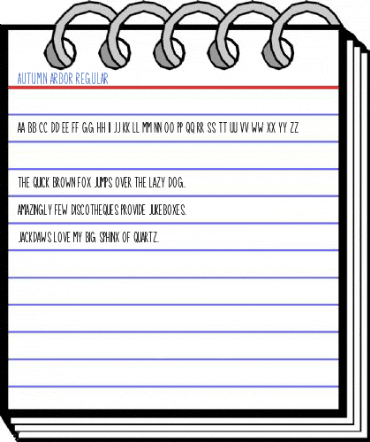 Autumn Arbor Regular Font