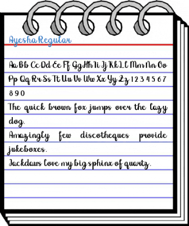 Ayesha Regular Font