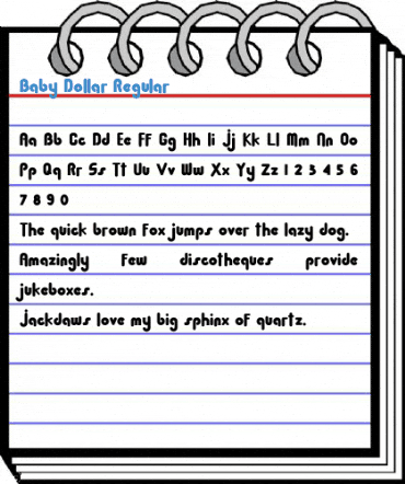Baby Dollar Regular Font