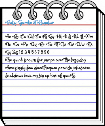 Baby Gumbout Regular Font
