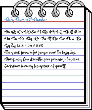 Baby Gumbout Regular Font