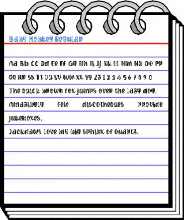 Baby Monkey Regular Font
