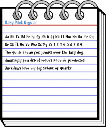 Baby Pilot Regular Font