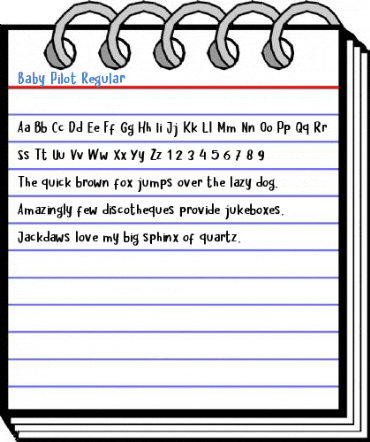 Baby Pilot Regular Font