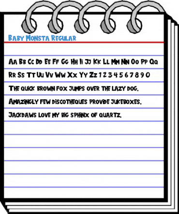 Baby Monsta Regular Font